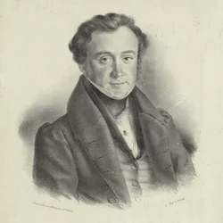 Portret kompozytora Johanna Wenzela Kalliwody 1801-1866.