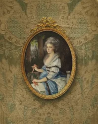 Portret księżniczki Elżbiety Wilhelminy Luizy, córki księcia Eugeniusza Wirtembergii, 1788
