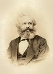 Portret Karola Marksa (1818-1883), autorstwa Wundera, Friedricha Karla (1815-1893). Zdjęcie albuminy