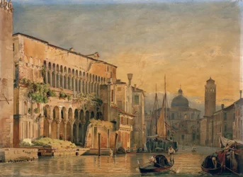 Canal Grande z Palazzo Fondaco dei Turchi