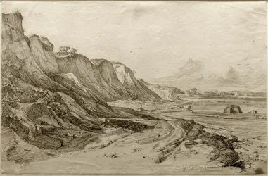 F.Nerly, The Brodtener Ufer koło Travemünde