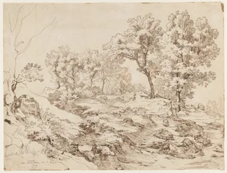 La Serpentara niedaleko Olevano, 1829.