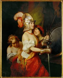 Garderoba teatralna (obraz na płótnie)