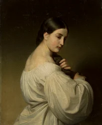 Portret młodej kobiety