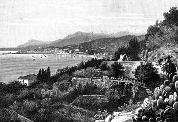 Mentona, 1900.