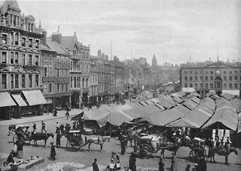 Nottingham: Rynek, ok. 1896 r.