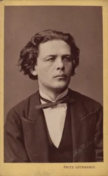 Portret kompozytora Antona Rubinsteina 1829-1894, ok. 1930 r. 1870.