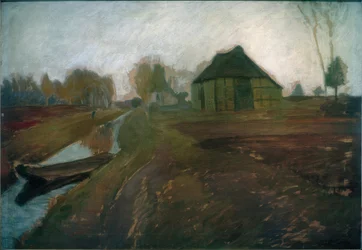Rów na wrzosowisku