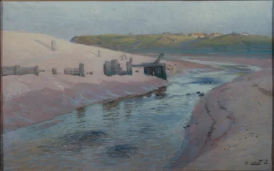 Scena przybrzeżna