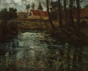 Odcinek rzeki od Normandie, ok. 1895 r. (obraz)
