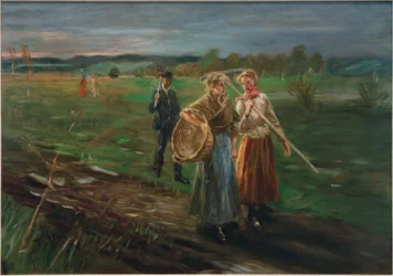Podczas koszenia siana
