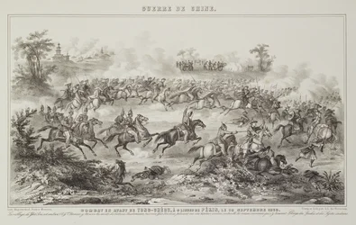 Bitwa pod Chang-Kia-Onang, przed Tong-Cheou, 18 września 1860, z Wojny w Chinach, 1862