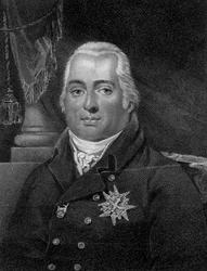 Ludwik XVIII, król Francji, XIX wiek.
