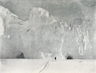 Twarz lodowca na Ziemi Wiktorii, c1911, 1913.