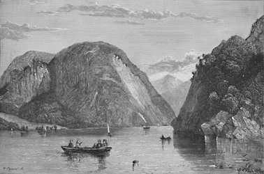 Rogers Slide, Lake George, 1838, 1883