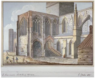 Katedra w Southwark, Londyn, 1825