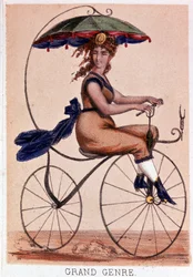 Rower w 1869 roku: "Duży gatunek" - lit. z Darlinghe za Gosthiaux, Bibl. miasta Paryża.