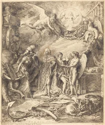 Alegoria o ślubie hrabiego Prowansji