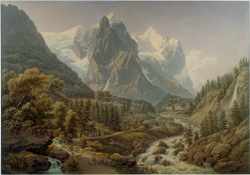 Wetterhorn i Rosenlaui