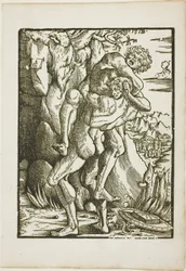 Prace Herkulesa: Herkules i Antaeus