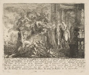 Alegoria o rekonwalescencji delfina, 1752 r.