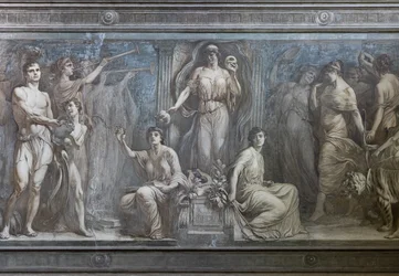 Alegoria komedii, szczegół