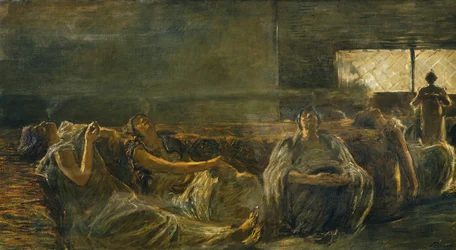 Palacze opium — Gaetano Previati (1852-1920)