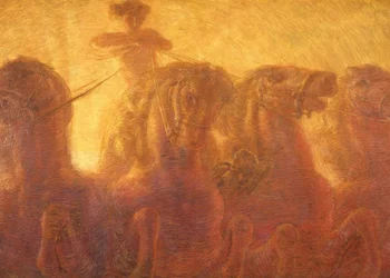 Rydwan Słońca lub Triumf Handlu, 1907,