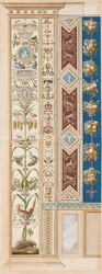 Pilaster Loggia XI (dekoracja z jeżozwierzem)