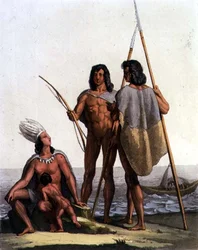 Indiańscy rybacy (kolor lito)