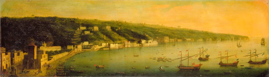 Zatoka Neapolitańska (olej na płótnie)