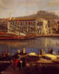 Widok na Neapol, autor Gaspar van Wittel (ok. 1652-1736)