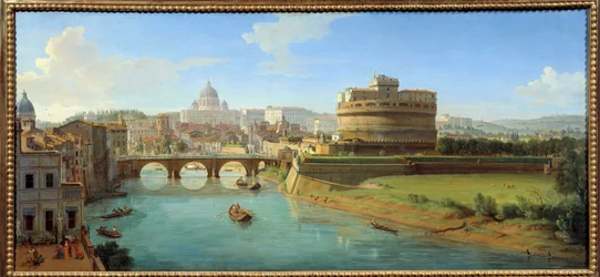 Widok Zamku Świętego Anioła (Sant