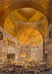 Hagia Sophia, Konstantynopol, 1852
