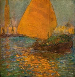 Żółty żagiel, ok. 1905 r.