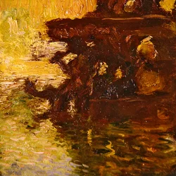 Scena ogrodowa