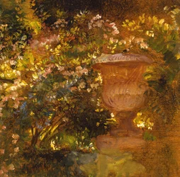 Scena ogrodowa