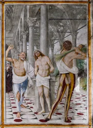 Fragment „Biczowanie Chrystusa”, z „Życia i męki Chrystusa”