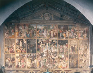 Życie i męka Chrystusa, fresk Gaudenzio Ferrari (1475-1546) 1513