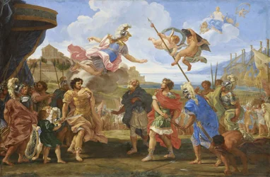 Kłótnia Agamemnona i Achillesa, ok. 1695
