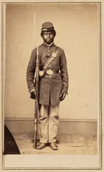 Christopher Anderson, Priv. Co. F. 108 U.S.C.T." 1865 (zdjęcie)