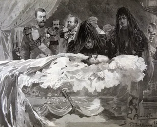 Śmierć cara Aleksandra III, listopad 1894.