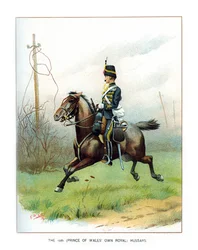 10. Książę Walii Własny Królewski Huzar, c1890.