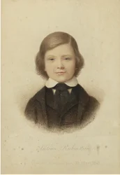 Anton Rubinstein 1829-1894, w wieku 12 lat, 1841