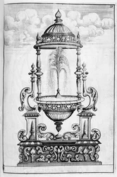 Projekt fontanny, 1664