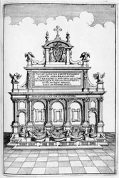 Projekt fontanny, 1664