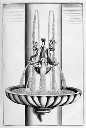 Ozdobny projekt fontanny, 1664