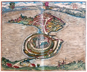 Ratzeburg, Niemcy - w "Civitates Orbis Terrarum" Georga Brauna, Kolonia 1617 r.