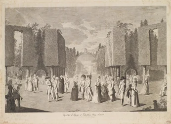 Perspektywa wykonana przy wejściu do Friederichsberg Hauge w roku 1786