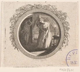 Winieta tytułowa do S. Richardsona: „Historia panny Clarissy Harlowe”, część czwarta